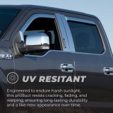Putco 16-20 Nissan Titan Crew Cab (Set of 2) Front Only Element Chrome Window Visors thumbnail 9