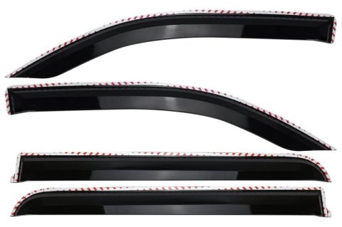 Putco 19-20 Ram 1500 - Quad Cab (Set of 4) Element Tinted Window Visors thumbnail 2