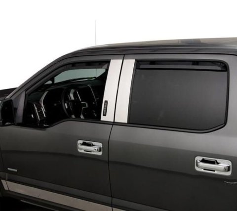 Putco 99-16 Ford SuperDuty Crew Cab (Set of 4) Element Tinted Window Visors thumbnail 3