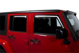 Putco 07-18 Jeep Wrangler JK - 4 Door Element Tinted Window Visors thumbnail 4