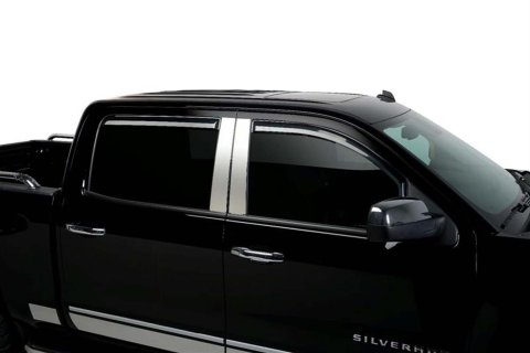 Putco 14-18 Chevy Silv LD - (Fronts Only) Excl Reg cabs Element Tinted Window Visors