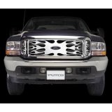 Putco 99-03 Ford F-150 (Honeycomb Grille) w/ Logo CutOut Flaming Inferno Stainless Steel Grille thumbnail 1