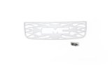 Putco 02-08 GMC Envoy w/ Logo CutOut Flaming Inferno Stainless Steel Grille thumbnail 1