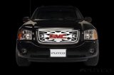 Putco 02-08 GMC Envoy w/ Logo CutOut Flaming Inferno Stainless Steel Grille thumbnail 2