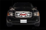 Putco 02-08 GMC Envoy w/ Logo CutOut Flaming Inferno Stainless Steel Grille thumbnail 4