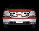 Putco 03-06 GMC Sierra LD/HD w/ Logo CutOut Flaming Inferno Stainless Steel Grille thumbnail 1