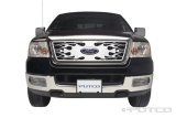 Putco 04-08 Ford F-150 (Honeycomb Grille) w/ Logo CutOut Flaming Inferno Stainless Steel Grille thumbnail 2