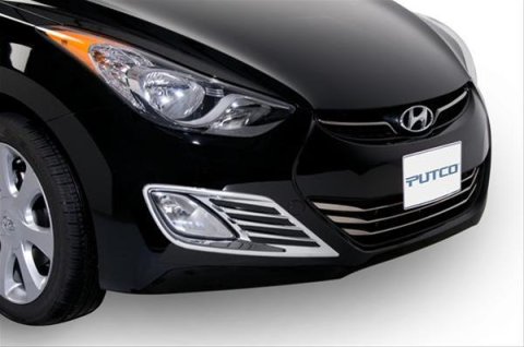Putco 11-14 Hyundai Avante MD Fog Lamp Overlays & Rings thumbnail 1
