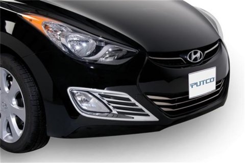 Putco 11-14 Hyundai Avante MD Fog Lamp Overlays & Rings thumbnail 6