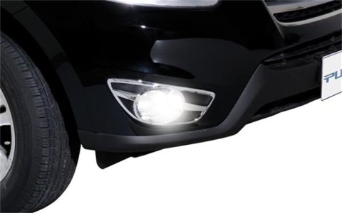 Putco 07-13 Hyundai Santa Fe - Will not Fit Limited Edition Fog Lamp Overlays & Rings thumbnail 7