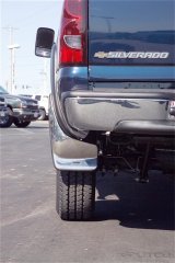 Putco 03-06 Chevrolet Silverado LD/HD w/ Factory Flares (Rear) Form Fitted Mud Skins thumbnail 5