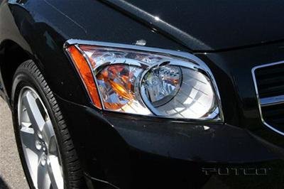 Putco 07-10 Dodge Caliber Head Lamp Overlays & Rings thumbnail 1