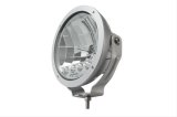 Putco HID Lamp w/4 LED DayTime Running Lights - 9in Silver Housing w/ Clear Lens HID Off Road Lamps thumbnail 1