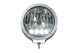 Putco HID Lamp w/4 LED DayTime Running Lights - 9in Silver Housing w/ Clear Lens HID Off Road Lamps thumbnail 4
