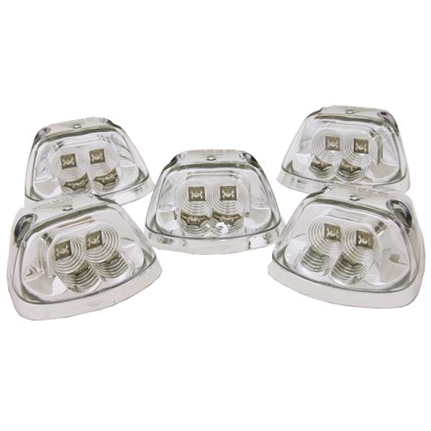 Putco 94-98 RAM - Clear - 5pc Kit (Amber) LED Roof Lamps (Replacement) thumbnail 2