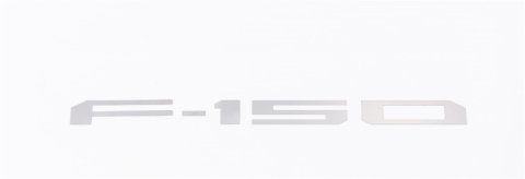 Putco 18-20 Ford F-150 (Cut Letters/Stainless Steel) Tailgate thumbnail 3