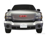Putco 03-06 GMC Sierra Light/Heavy Duty (Covering Logo) - Bolt on Liquid Mesh Grilles thumbnail 3