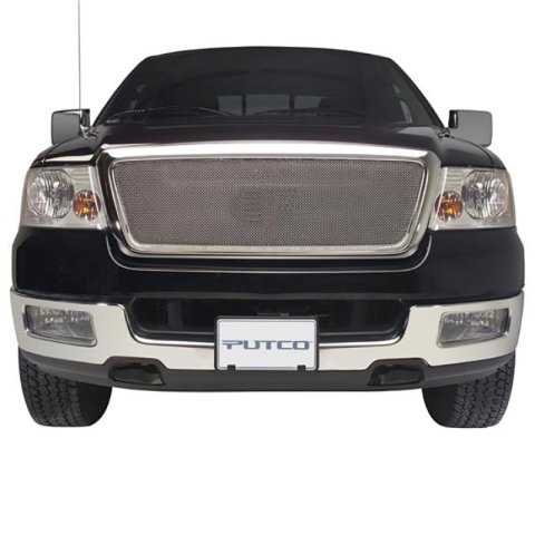 Putco 04-08 Ford F-150 LD Honeycomb (Excl Heritage)(Covering Logo) - Bolt on Liquid Mesh Grilles thumbnail 3