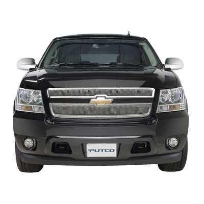 Putco 07-14 Chevrolet Suburban - Bolt on Liquid Mesh Grilles