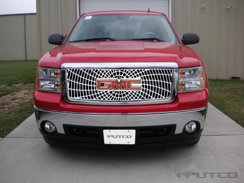 Putco 07-10 GMC Sierra HD Liquid Spider Web Grilles