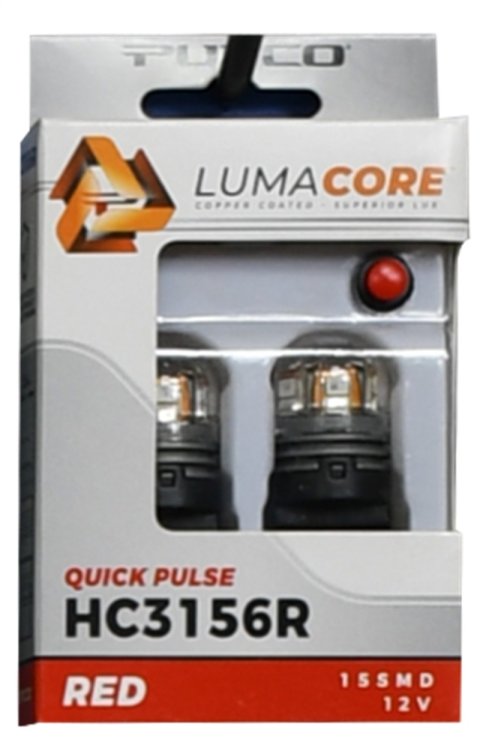 Putco LumaCore 3156 Red - Pair (x3 Strobe w/ Bright Stop) thumbnail 2