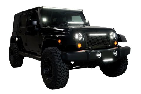 Putco 97-06 Jeep Wrangler TJ - Luminix High Power LED HeadLights - 1 (Pair) - 12000LM