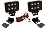 Putco 07-18 Jeep Wrangler JK - Qty 2 Luminix 4in Blocks w/ Window brackets Luminix Jeep LED Kits thumbnail 2
