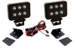Putco 07-18 Jeep Wrangler JK - Qty 2 Luminix 4in Blocks w/ Window brackets Luminix Jeep LED Kits thumbnail 4