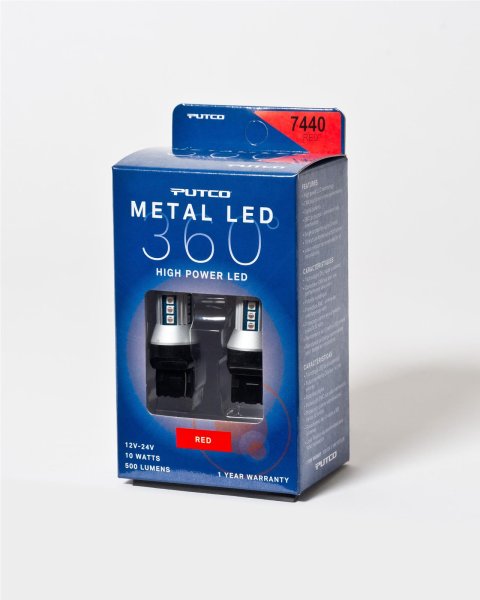 Putco 7440 - Red Metal 360 LED thumbnail 2