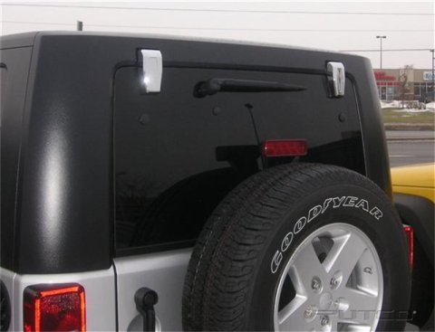 Putco 07-18 Jeep Wrangler - Rear Hinge Cover (Upper) thumbnail 3