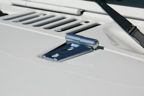 Putco 07-17 Jeep Wrangler - Hinge Covers (Also Fits Sahara Edition)