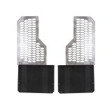 Putco 11-16 Ford SuperDuty - Set of 2 (Excl Dually Rear) Mud Skins - Brushed SS w/ Hex Shield thumbnail 3