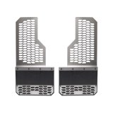 Putco 10-18 Ram HD Dually - (Fits Front) - Set of 2 Mud Skins - Brushed SS w/ Hex Shield thumbnail 2