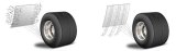 Putco 10-18 Ram HD Dually - (Fits Rear) - Set of 2 Mud Skins - HDPE w/ Hex Shield thumbnail 7