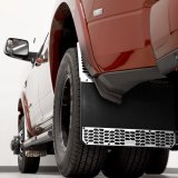 Putco 19-20 Ram HD Dually - (Fits Rear) - Set of 2 Mud Skins - Polished SS w/ Hex Shield thumbnail 2