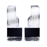 Putco 11-16 Ford SuperDuty - Set of 2 (Excl Dually Rear) Mud Skins - Polished SS w/ Hex Shield thumbnail 8