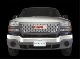 Putco 01-02 GMC Sierra HD w/ Logo CutOut Punch Stainless Steel Grilles thumbnail 4