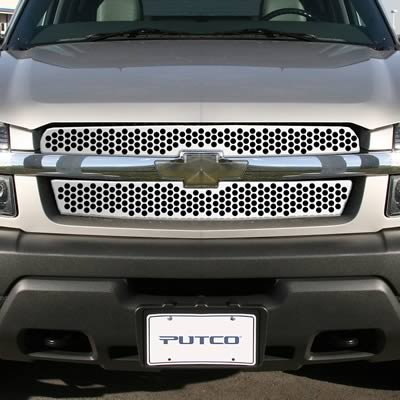 Putco 02-06 Chevrolet Avalanche w/Body Cladding Punch Stainless Steel Grilles thumbnail 1