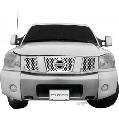 Putco 04-07 Nissan Titan / Armada Punch Stainless Steel Grilles thumbnail 3