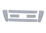 Putco 04-08 Ford F-150 (Bar Grille) w/ Logo CutOut (6-pcs / Does not Cover Bumper) Punch SS Grilles thumbnail 1