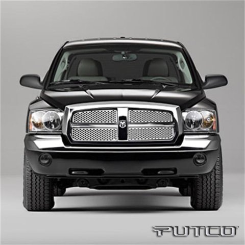 Putco 05-07 Dodge Dakota Punch Stainless Steel Grilles thumbnail 2