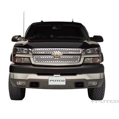 Putco 05-06 Chevrolet Silverado 2500/3500 Punch Stainless Steel Grilles thumbnail 1