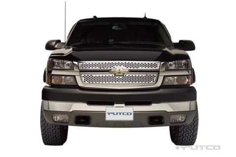 Putco 05-06 Chevrolet Silverado 2500/3500 Punch Stainless Steel Grilles thumbnail 3