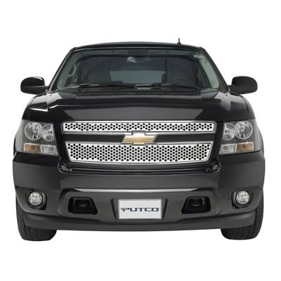 Putco 07-14 Chevrolet Tahoe / Suburban / Avalanche Punch Stainless Steel Grilles thumbnail 1