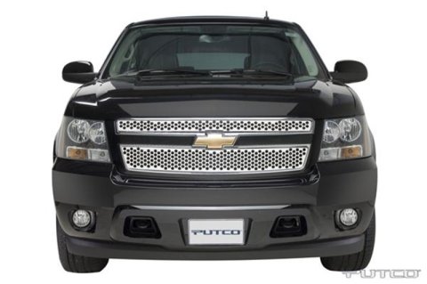 Putco 07-14 Chevrolet Tahoe / Suburban / Avalanche Punch Stainless Steel Grilles thumbnail 3