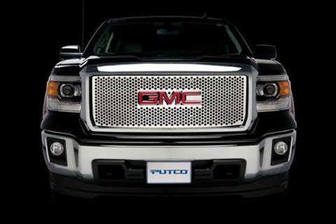 Putco 14-15 GMC Sierra LD - All Terrain Model Only Punch Stainless Steel Grilles