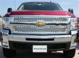 Putco 07-10 Chevrolet Silverado HD Punch Stainless Steel Grilles thumbnail 1