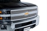 Putco 15-19 Chevy Silverado HD Punch Stainless Steel Grilles thumbnail 1