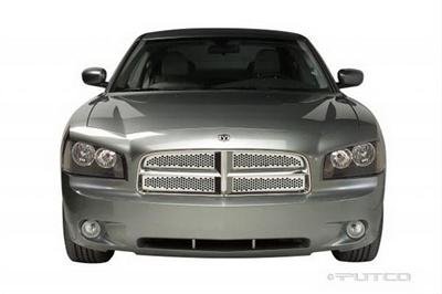 Putco 06-10 Dodge Charger (Honeycomb Style) - Main Grille Punch Stainless Steel Grilles