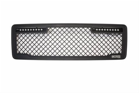 Putco 13-14 Ford F-150 - Lighted (w/ 10in Luminix Light Bar) Lighted Boss Grille thumbnail 1